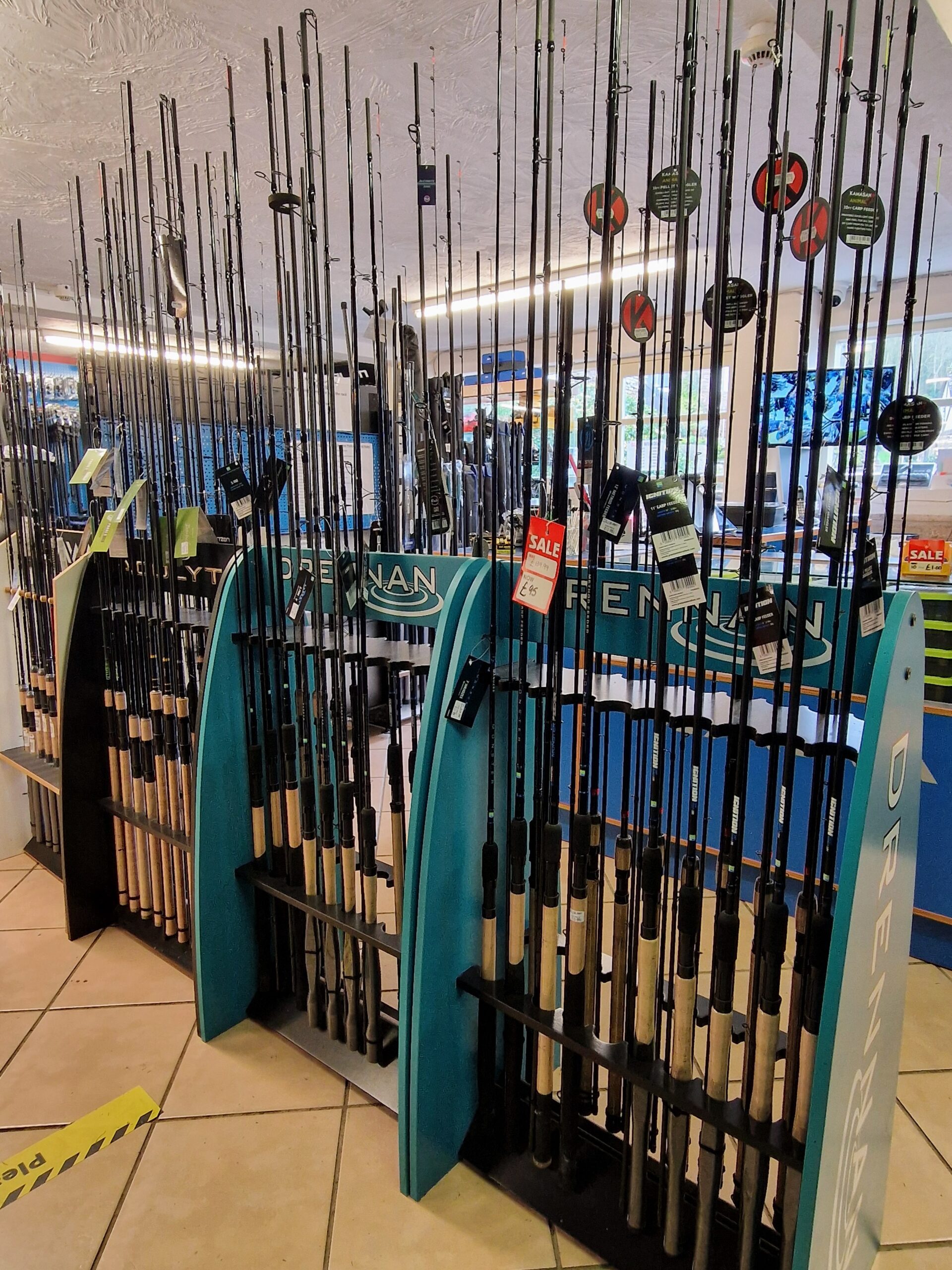 Rods at Docklow Tackle