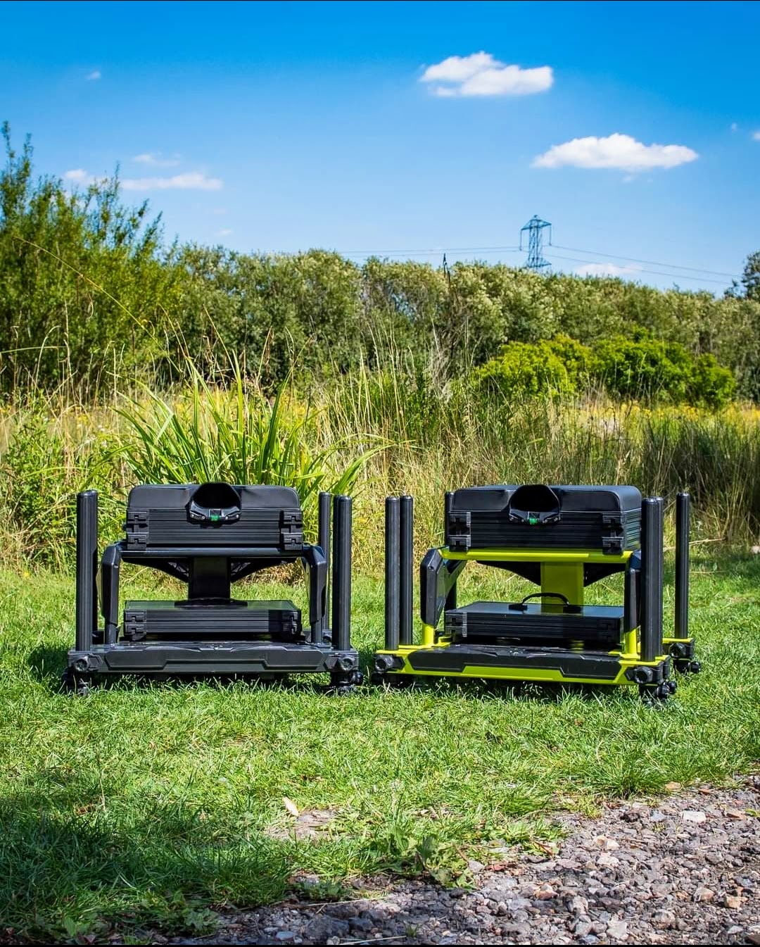 Seatboxes at Docklow Tackle